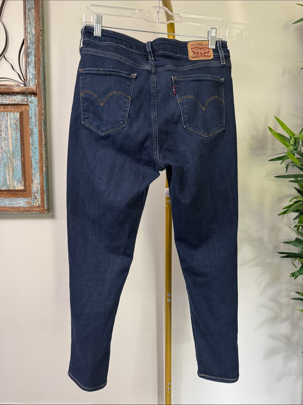 Levi's high rise skinny ankle Women's Dark Indigo Jeans 30